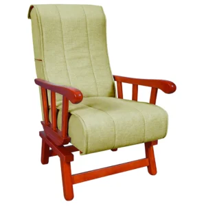 Balancín Provenzal con estructura de madera cerezo 60×67×111 cm