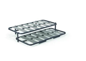 Canguro súper lamas 90×190 con cama inferior de arrastre y patas incluidas