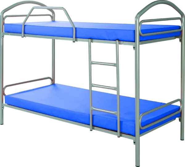 mod 800 Litera Modelo 800 metálica con somier, barandilla y escalera 90x190, sin colchones