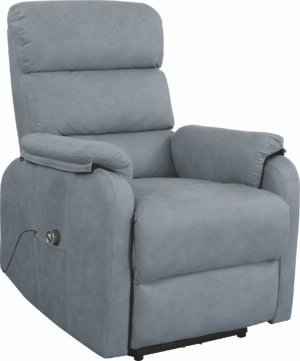 Sillón relax levantapersona Houston con mando y USB, tapizado Primo 88 (posición cerrada)