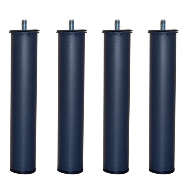 Pack de 4 patas redondas para somier o base en dos alturas (25 cm y 33 cm)