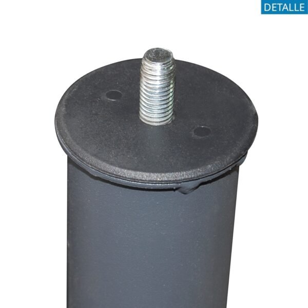 Pack de 4 patas redondas para somier o base en dos alturas (25 cm y 33 cm)