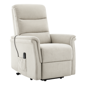 Sillón relax levantapersonas Portland con mando y tapicería antimanchas